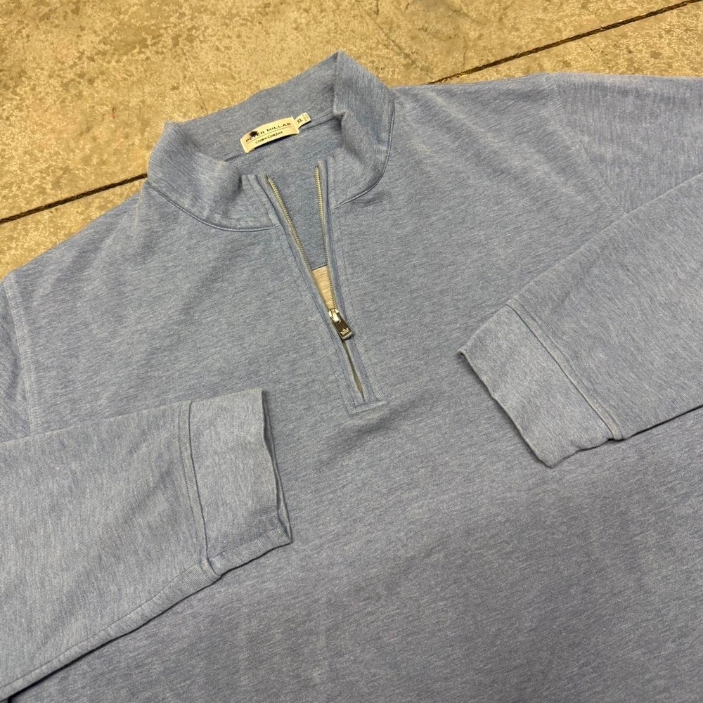 Peter Millar Crown Comfort Men's Performance Golf Quarter Zip Sweatshirt Sz XL - Picture 2 of 5